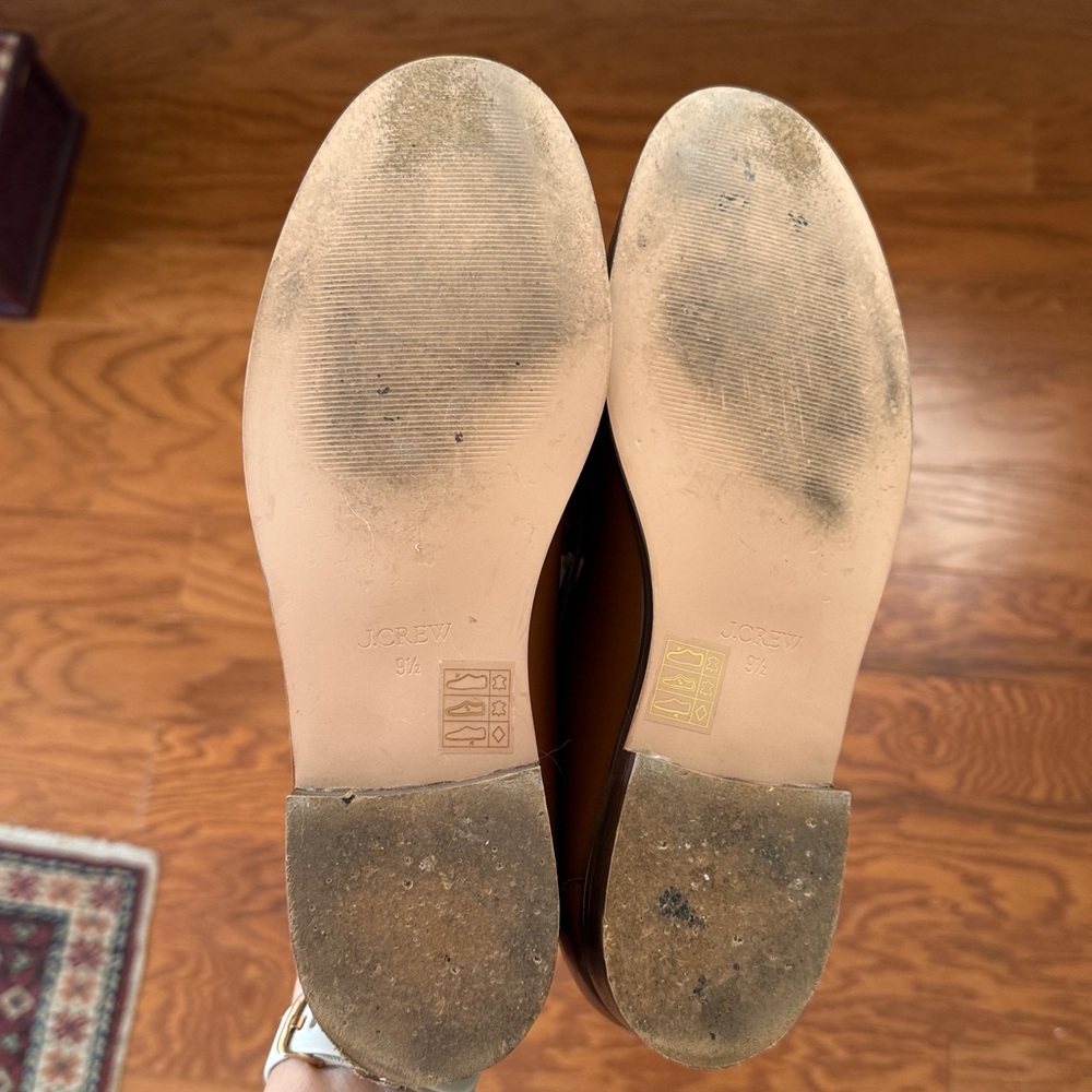 J. Crew brown leather penny loafers - Picture 3 of 3